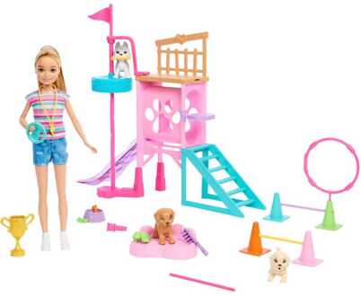 Barbie Family & Friends - Stacie's Puppy Playground Pop