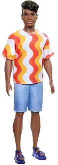 Barbie Fashionistas - Ken - With hearing aids and orange shirt Pop