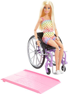 Barbie Fashionistas - met een paarse rolstoel #194 Pop