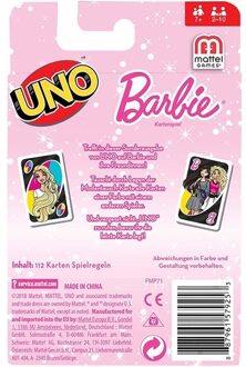 Barbie Mattel UNO Kaartspel