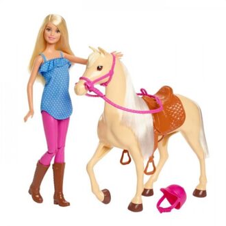 Barbie Paard En Pop Multikleur
