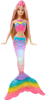Barbie regenboog zeemeerminpop Multikleur