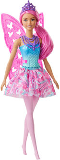 Barbie Tienerpop Dreamtopia: Fee 30 Cm Roze/blauw Paars