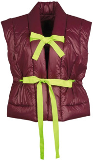 Barbour Arna Shine Gilet Jas Barbour , Red , Dames - M,S
