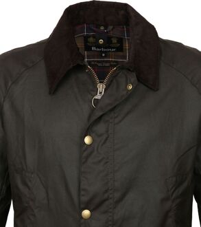 Barbour Ashby Wax Jas Olive Groen - 3XL