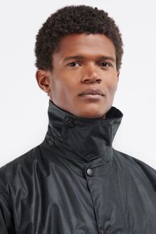 Barbour Border Wax Jas Blauw - 46,54,56