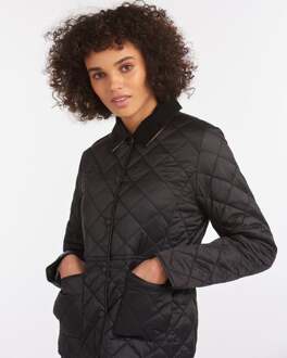 Barbour Deveron Gewatteerde Damesjas - maat EU 38 / UK 10 Zwart