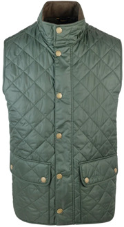 Barbour Diamantquilted Salie Groen Gilet Barbour , Green , Heren - L,M