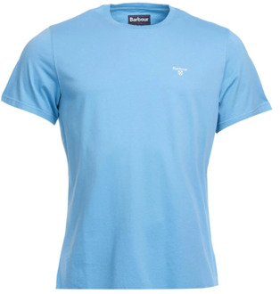 Barbour Essentiële Sportieve T-shirt in Blauw Barbour , Blue , Heren - Xl,L,M,S