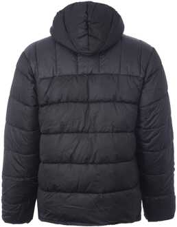 Barbour gewatteerde zwarte jas
