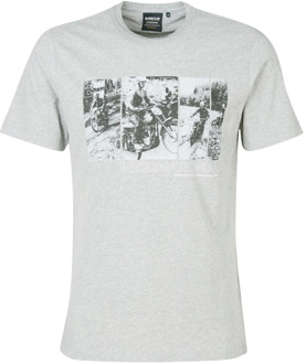 Barbour Grafische Print T-Shirt Barbour , Gray , Heren - 2Xl,Xl,L,M
