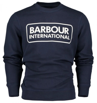 Barbour Grote Logo Sweatshirt in Navy Barbour , Blue , Heren - 2Xl,Xl,L,M,S