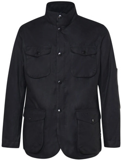 Barbour Heren Ogston Wax Jas - Zwart Barbour , Black , Heren - 2Xl,Xl,M