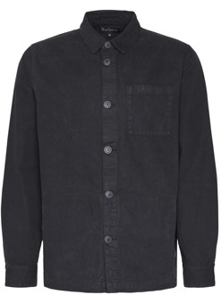 Barbour Katoenen Overhemd met Lange Mouwen Barbour , Black , Heren - L,M,S