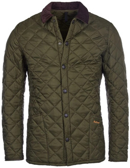 Barbour Klassieke Heritage Donsjas voor Heren Barbour , Green , Heren - 2Xl,Xl