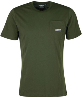 Barbour Klassieke Radok Zak T-Shirt Barbour , Green , Heren - 2Xl,Xl,L