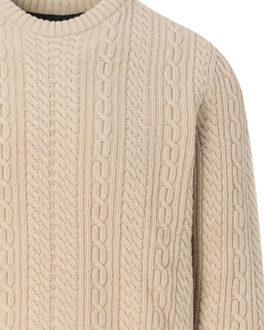 Barbour Lowfen trui ronde hals Grijs - M