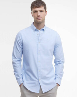 Barbour Overhemd lange mouw msh5301 oxtown shi Lichtblauw