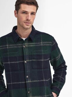 Barbour Overshirt Ruit Greenloch Tartan Donkerblauw - M