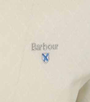 Barbour Polo Sutton Tailored Antique White Off-White - M,XL,XXL