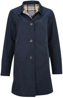 Barbour Single-Breasted Coats Barbour , Blue , Dames - M