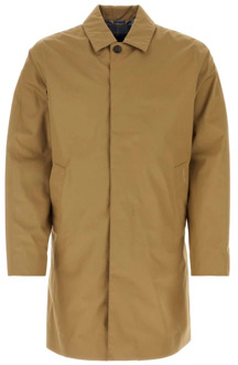 Barbour Single-Breasted Coats Barbour , Brown , Heren - Xl,L