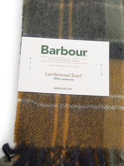 Barbour Sjaal Patchwork Tartan Geel
