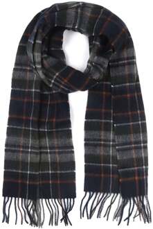 Barbour Sjaal Tartan Lamswol Grijs