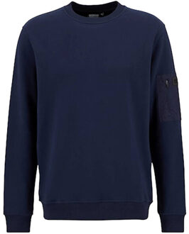 Barbour Sweatshirt mol0726 grip crew Blauw