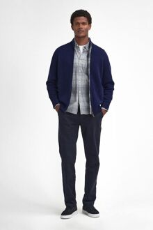 Barbour Talder Zip Vest Wol Donkerblauw - M,S