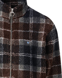 Barbour Tartan fleece vest Bruin - L