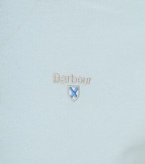 Barbour Tartan Pique Polo Lichtblauw - 3XL,XL