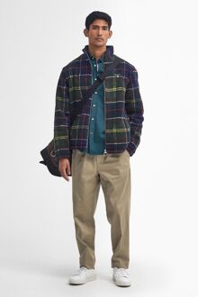 Barbour Tartan Sherpa Fleece Vest Multicolour