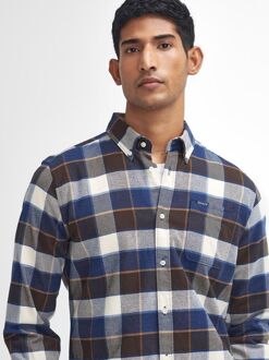 Barbour Valley Overhemd Ruit Bruin Blauw - L