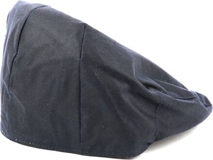 Barbour Wax Flat Cap Navy Donkerblauw - M
