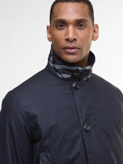 Barbour Waxjas Mac Navy Blauw - L,M,XL