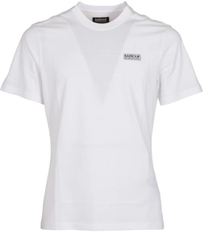 Barbour Witte T-shirts en Polos Barbour , White , Heren - Xl,L,M