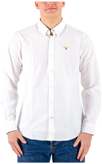 Barbour Witte Tartan Overhemd met Knoopsluiting Barbour , White , Heren - 2Xl,Xl