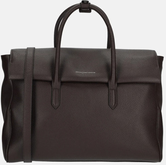 Barbra handtas XL dark chocolat Donkerbruin