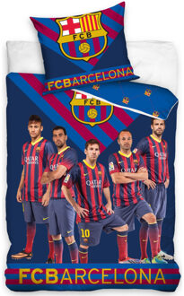 Barcelona dekbedovertrek spelers 140x200/70x80 cm