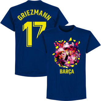 Barcelona Griezmann 17 Gaudi Foto T-Shirt - Navy Blauw - XL