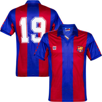 Barcelona Shirt Thuis 1982-1984 + Nummer 19 - Maat M