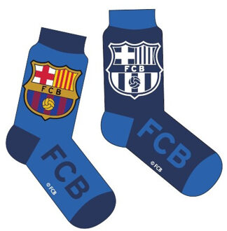 Barcelona Sokken: 2-pack blauw maat 31/34