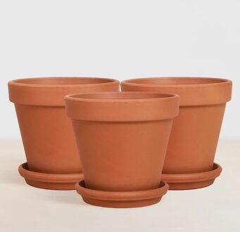 Barcelona - Terracotta potten - P12 (3 stuks)