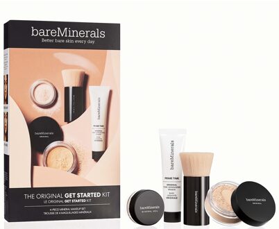 Bareminerals The Original Get Started Kit 4 Stuks Set met Minerale Make-up (Verschillende Tinten) - Medium Beige