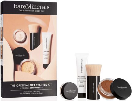 Bareminerals The Original Get Started Kit 4 Stuks Set met Minerale Make-up (Verschillende Tinten) - Warm Deep