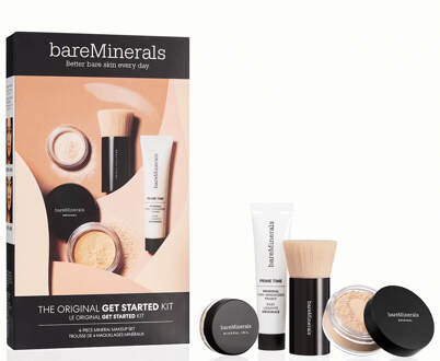 Bareminerals The Original Get Started Kit 4pc Mineral Makeup Set (Various Shades) - Medium Beige