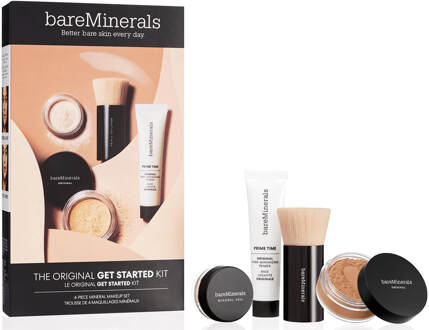 Bareminerals The Original Get Started Kit 4pc Mineral Makeup Set (Various Shades) - Medium Tan