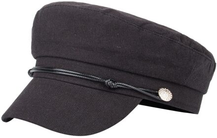 Baret Vrouwelijke Herfst Winter Hoeden Voor Vrouwen Warm En Leisure Effen Kleur Baret Cap Boina Feminina Gorras Bot Vintage Engeland zwart