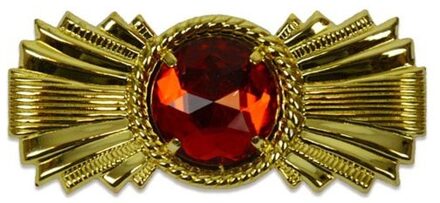 Baretspeld Langwerpig Goud/Rood Rood - Zalm, Goud - Brons